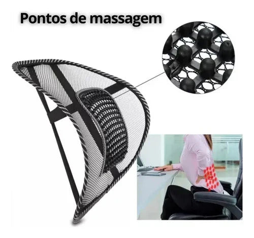 Coussin de Siège Ergonomique avec Massage Intégré – Pour Bureau, Voiture ou Maison