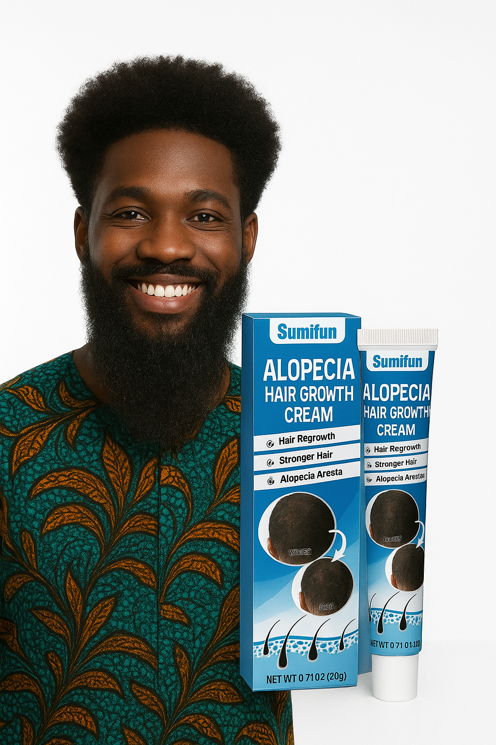 Créme de croissance des cheveux,traite la calvitie l'alopecie nouvelle formule résultats très rapide en moyenne 7 à 15jours livraison gratuite partout pour Homme femme et enfants